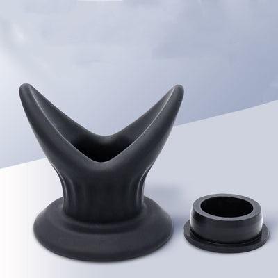 Silicone Black Anal Cleaner Butt Plugs Tap